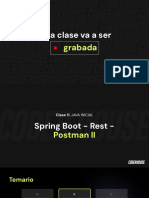 Clase 11 - Spring Boot - Rest - Postman II