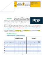 Rapport de Lévaluation Diagnostique 3èmé AEP 2022-2023