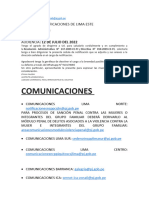 Area de Comunicaciones