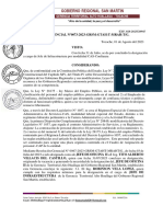 Resolución Gerencial #0073-2023 Grsm-Gtah-T-Mrah-Tg PDF