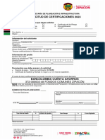 Requisitos Certificaciones 2023