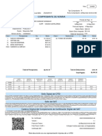 Comprobante de Nomina: Este Documento Es Una Representación Impresa de Un CFDI