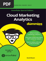 Cloud Marketing Analytics FD CUST Snowflake 9781119781738