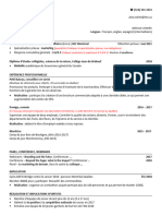 CV BAA Exemple 1