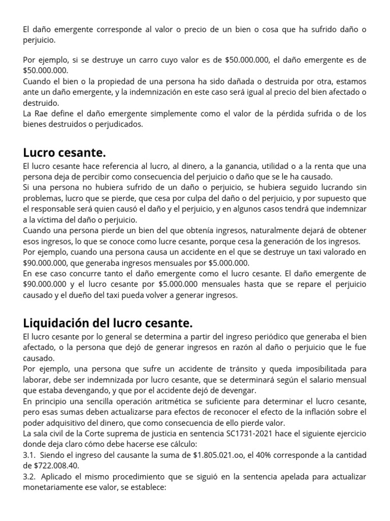 Lucro Cesante: Cálculo Y Compensación Por Cierre De Negocio | GZRXC