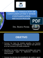 1.3. Caracterización de Contaminantes y Sitios Contaminados METALES PESADOS 2023