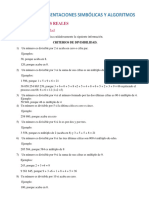 Unidad I. Caed. Números Reales. Criterios de Divisibilidad, Exponentes