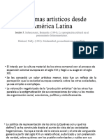 Sesión 7. Problemas Artísticos Desde América Latina