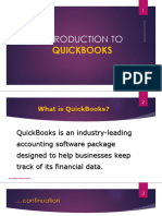Introduction To Quickbooks