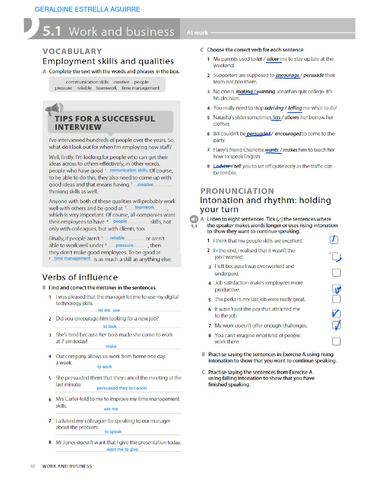 Libro Ingles Unidad 5 | PDF