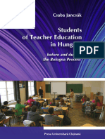 Jancsak, Csaba - 2017 - Students of Teacher Education in Hungary Before and During The Bologna Process - BBTE