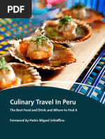 Culinary Travel in Peru (Inglés) Autor Aracari Travel