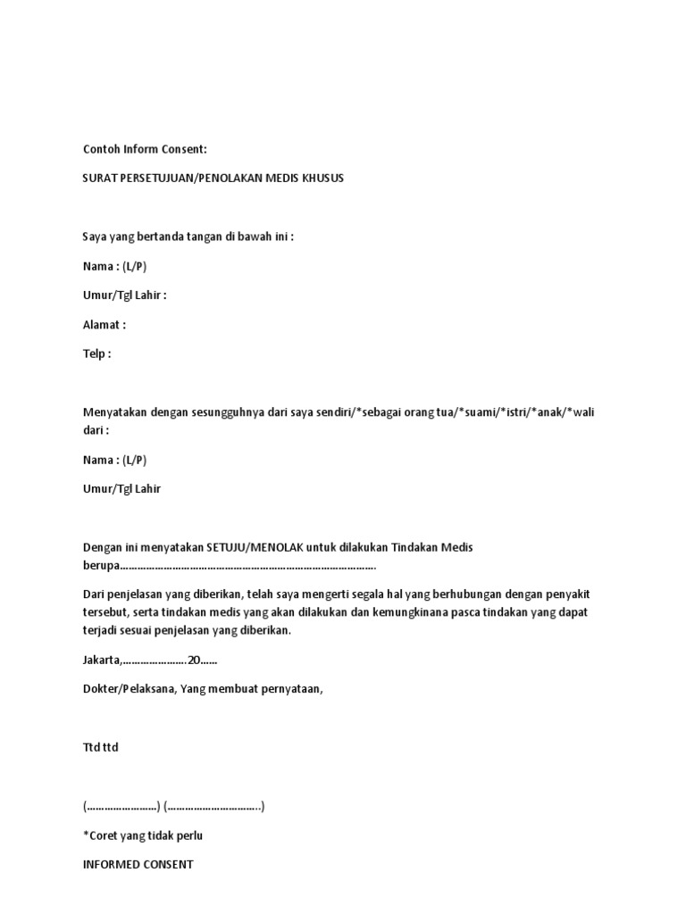 Contoh Inform Consent