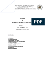 Syllabus de a Aplicada a La Investigacio 2006-3n