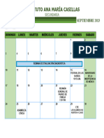 Calendario Septiembre 23