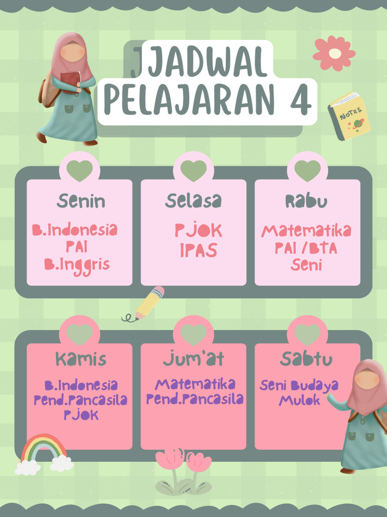 Roster Pelajaran Sekolah 2023 | PDF | Seni & Disiplin Bahasa