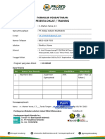 Pt. Wim-Form Pendaftaran Training Prosyd-K3 Umum