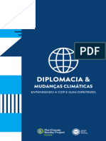 Brochure Curso DIPLOMACIA E MUDANÇAS CLIMÁTICAS