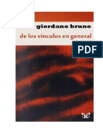 De Los Vinculos en General - Giordano Bruno