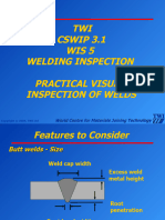 Welding Defect TWI CSWIP | PDF | Welding | Construction