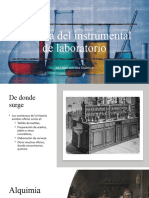 Historia Del Instrumental de Laboratorio