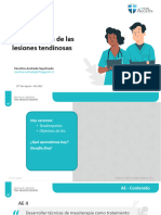 Fisiopatología de Lesiones Tendinosas