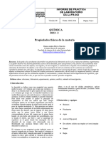 Química 1 Informe