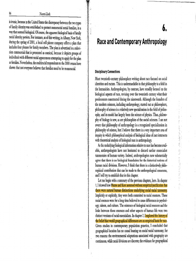 Zack Philosophy of Science and Race | PDF