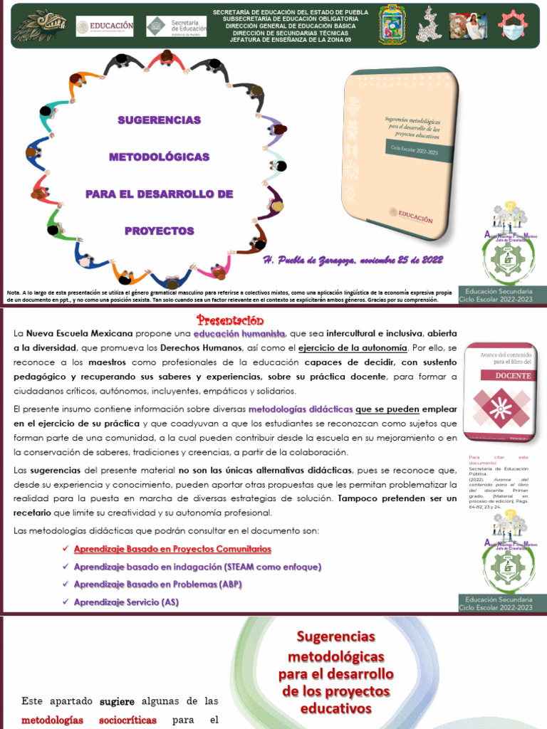 Metodología de Proyectos Comunitarios | PDF | Aprendizaje | Aprendizaje ...