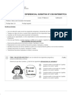 Ev. Diferencial Fracciones - Clasificación - Recta - Pictoricamente