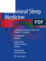 Behavioral Sleep Medicine