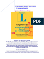 Langenscheidt E-Großwörterbuch Deutsch Als Fremdsprache v5.0