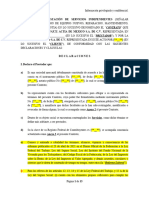 Contrato de Prestación de Servicios No Especializados - Moral