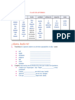 Clases de Adverbios