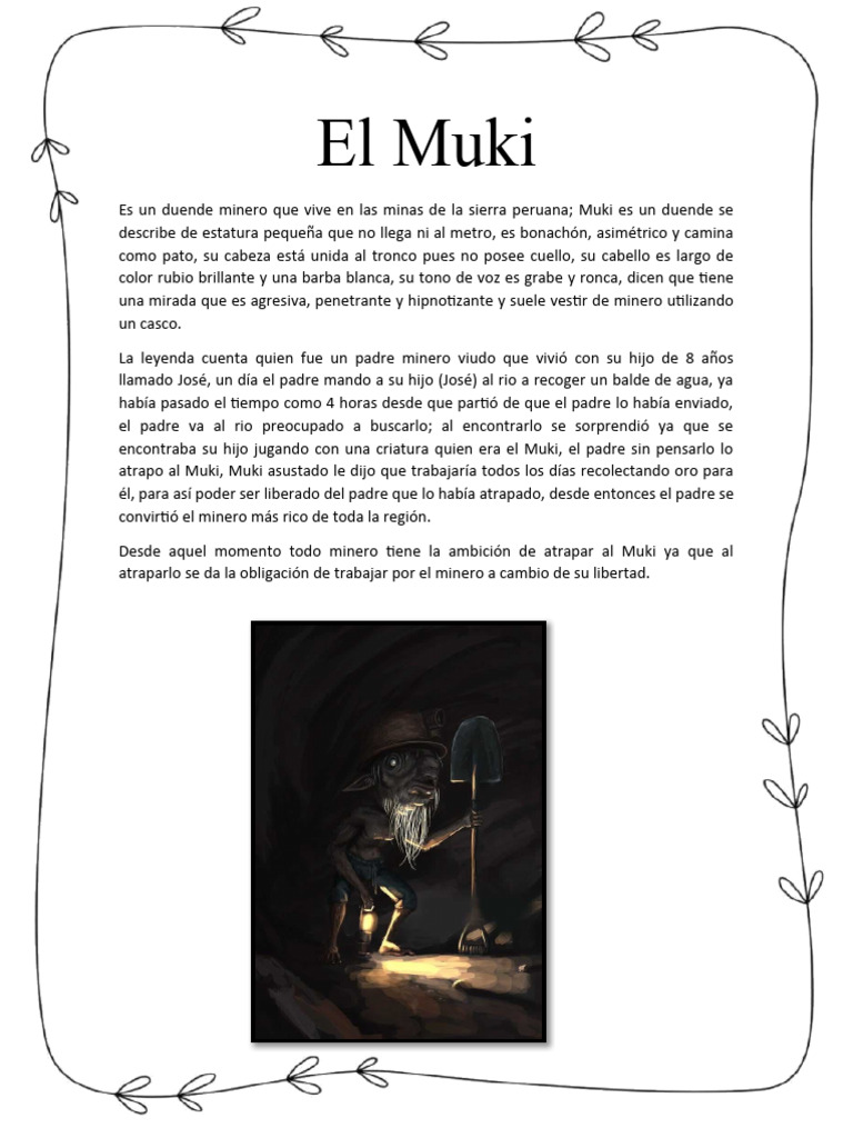 La Leyenda del Muki Minero | PDF