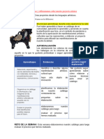 Actividad 3 Elaboramos y Reflexionamos Sobre Nuestro Proyecto Artístico2do