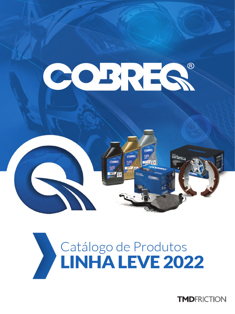Catálogo Cobreq Pastilhas de Freio - 2023 | PDF | Freio | Veículos