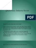 Quaternary Industry