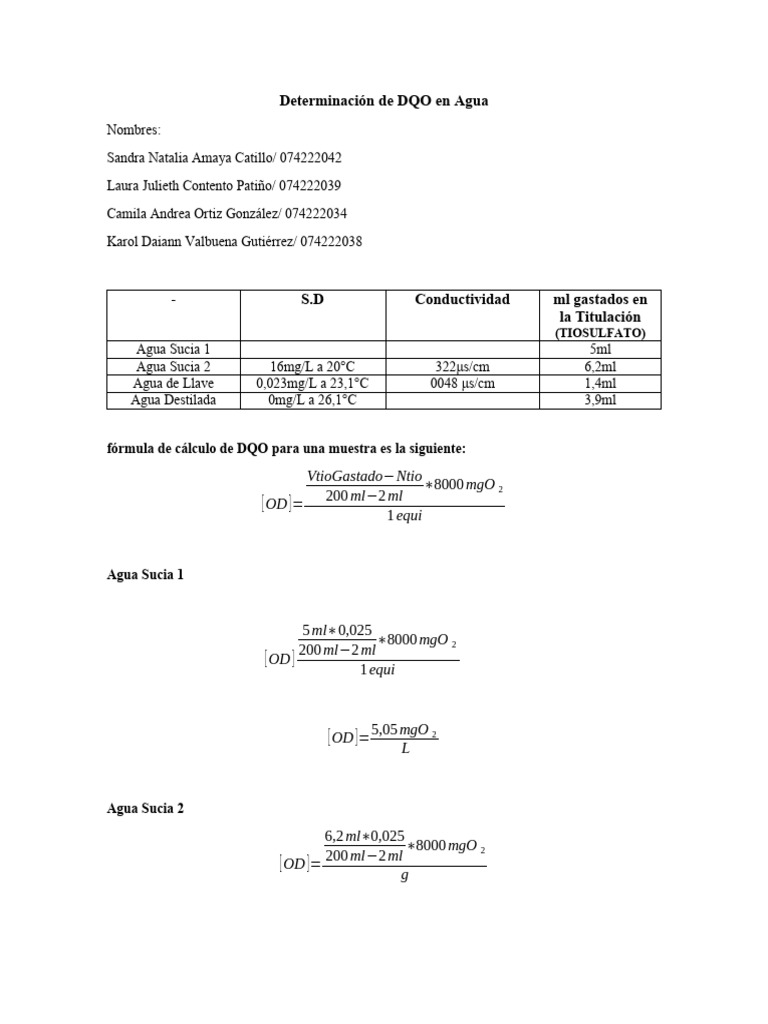 Determinación de DQO en Agua | PDF