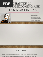 Chapter 21 Second Homecoming and The Liga Filipina