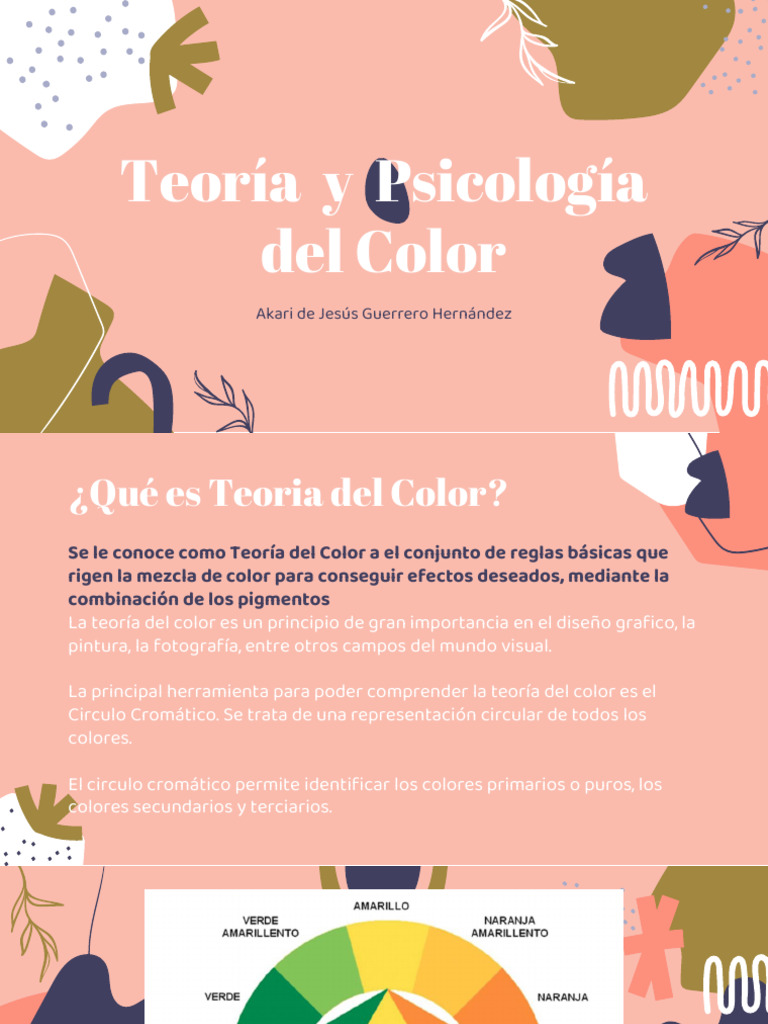 Psicología y Teoría del Color | PDF | Color | Rojo