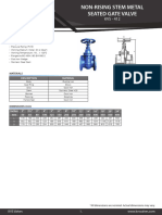 Non-Rising Stem Metal Seated Gate Valve