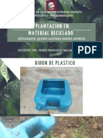 Maceta en Material Reciclado - Huancayo