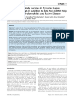 Anti-dsDNA Antibody Isotypes in Systemic Lupus, IgA