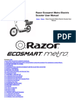 Razor Ecosamrt Metro Electric Scooter Manual