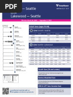Sounder Train Schedule: Lakewood to Seattle | PDF | Rail Transport | Seattle