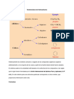 Nomenclatura de Hidrocarburos