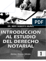 MUÑOZ, Nery Introducción Al Estudio de Derecho Notarial (Cut) - 2-230