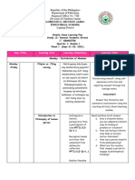 1st Sem Weekly Home Learning Plan