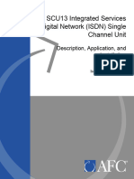 SCU13 Integrated Services Digital Network (ISDN) Single Channel Unit